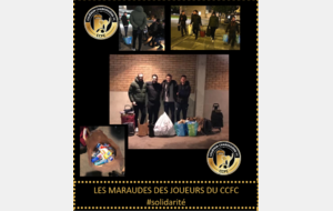 Les maraudes des joueurs Seniors du CCFC #Solidarité