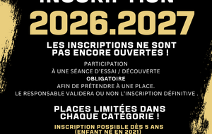 Inscriptions 2026.2027