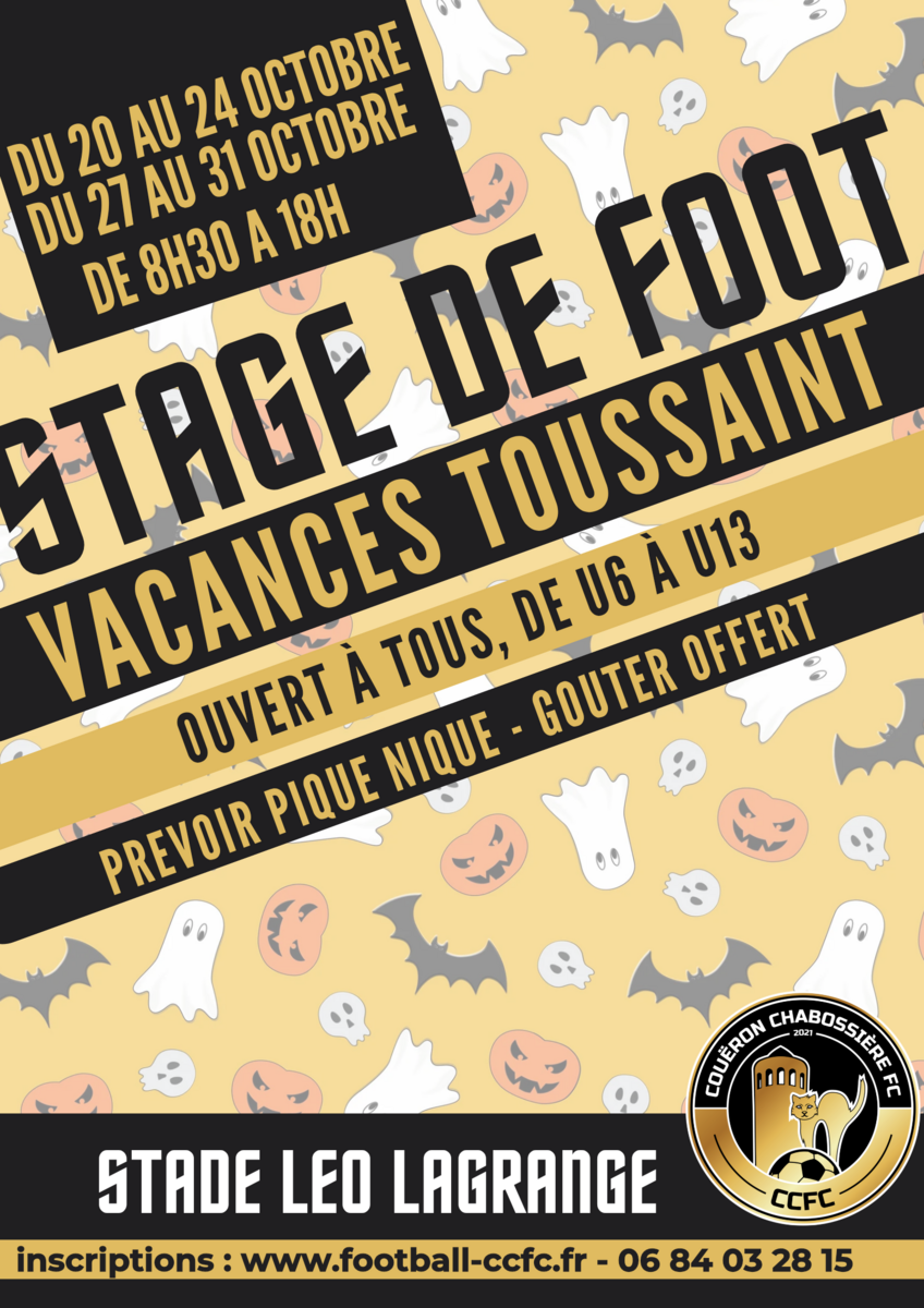 Stage toussaint première semaine 