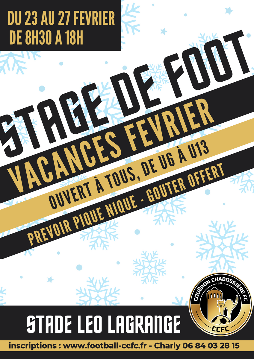 Stage 2e semaine Vacances Février