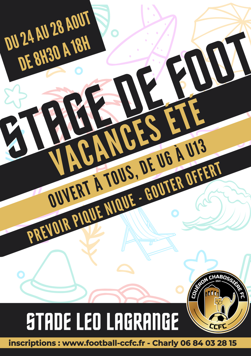 Stage été : dernière d'août