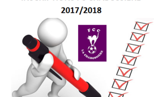 INSCRIPTIONS SAISON 2017 2018 (EN DEMATERIALISE PENDANT LES VACANCES ) 