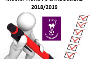 DERNIÈRE session d'inscription saison 2018.2019