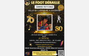 SOIREE CLUB &quot; LE FOOT DERAILLE&quot; ...Billetterie à l'entrée