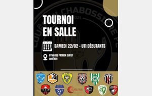 TOURNOI EN SALLE U11