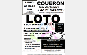 SUPER LOTO le SAMEDI 07 MARS 2026 à 14H00 **Je fais un gâteau et je donne un coup de main**