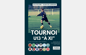 Tournoi U13 foot à 11