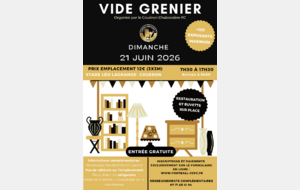 VIDE-GRENIERS DU CCFC : je participe à l'organisation