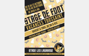 Stage Toussaint : 2ème semaine