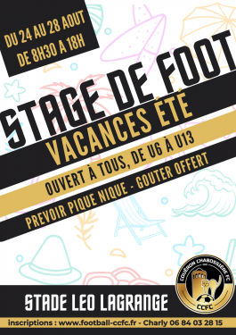 Stage été : dernière d'août