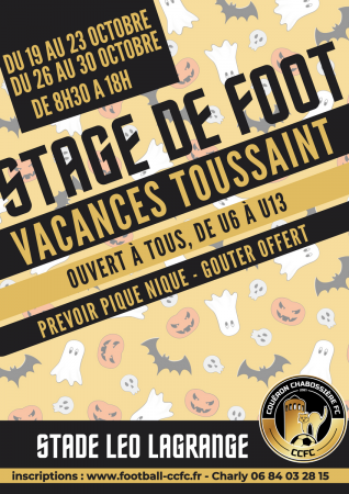 Stage Toussaint : 2ème semaine