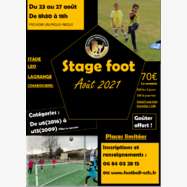 STAGE FOOT AOÛT 2021 du 23/08 au 27/08/2021