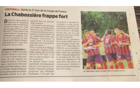 La Presse Parle de Nous ! 