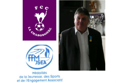 Daniel CHOLET honoré par la médaille d'argent ministérielle&quot;Jeunesse et Sports&quot;