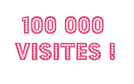100 000 Visites : Merci pour votre fidélité !