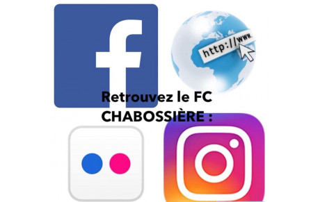 Suivre le FC CHABOSSIERE sur les réseaux sociaux 
