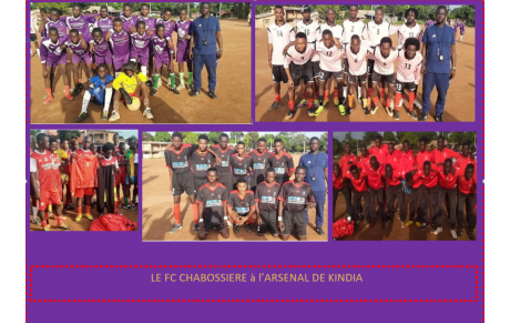 Nos anciens maillots font le bonheur de l'Arsenal de Kindia