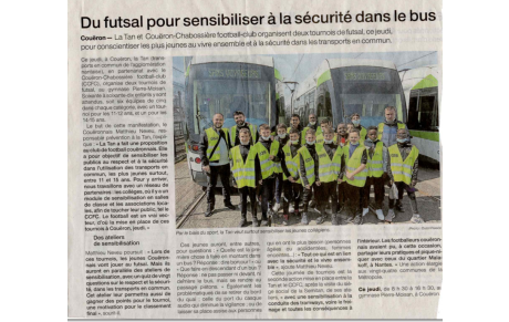SENSIBILISATION TAN et FUTSAL ..la Presse en parle 