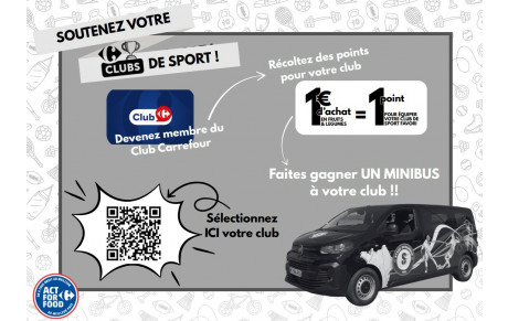 AVEC VOTRE CARTE CARREFOUR, SOUTENEZ LE CCFC  