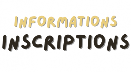 Informations Inscriptions